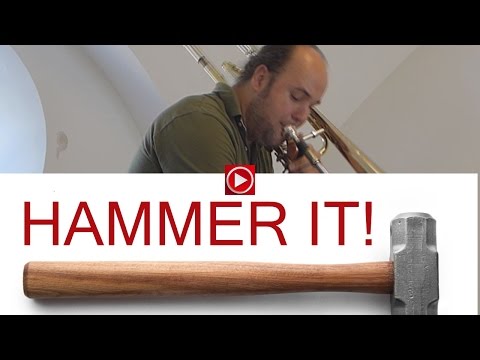 Hammer It! Amazing contrabass trombone!!